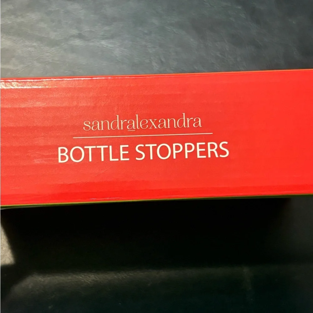 Sandraalexandra Bottle Stoppers Set Of Lemon & Chilli Limited Edition NIB Glass
